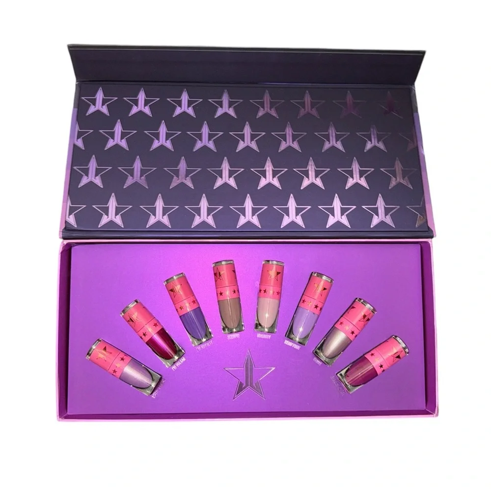💄New! Jeffrey Star 8 Piece Queen B**** Velour Lipstick Gift Set